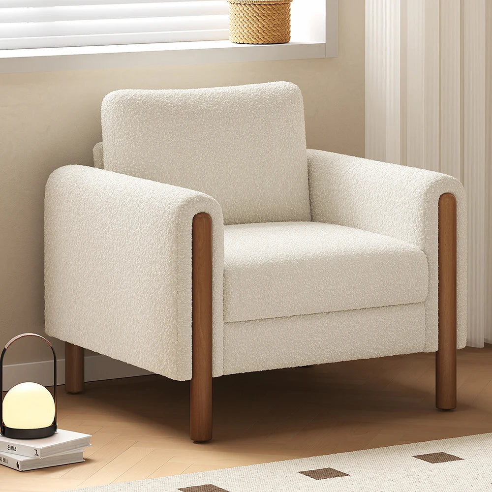 Plush Teddy Upholstered Chair