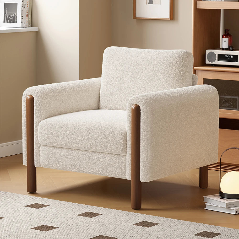 Plush Teddy Upholstered Chair