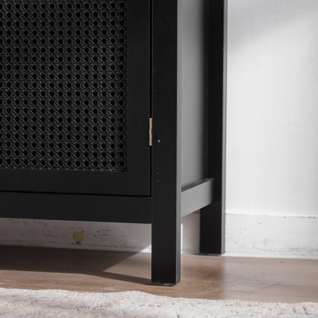 Rattan Door Sideboard Cabinet