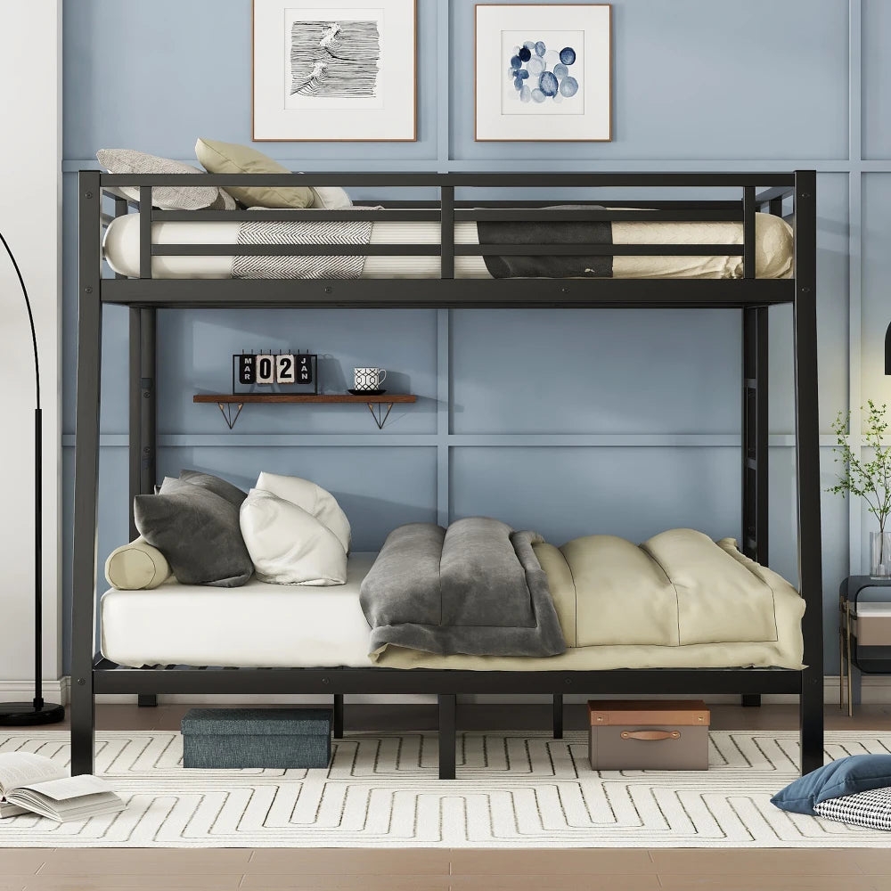 Metal Full XL Over Queen Bunk Bed