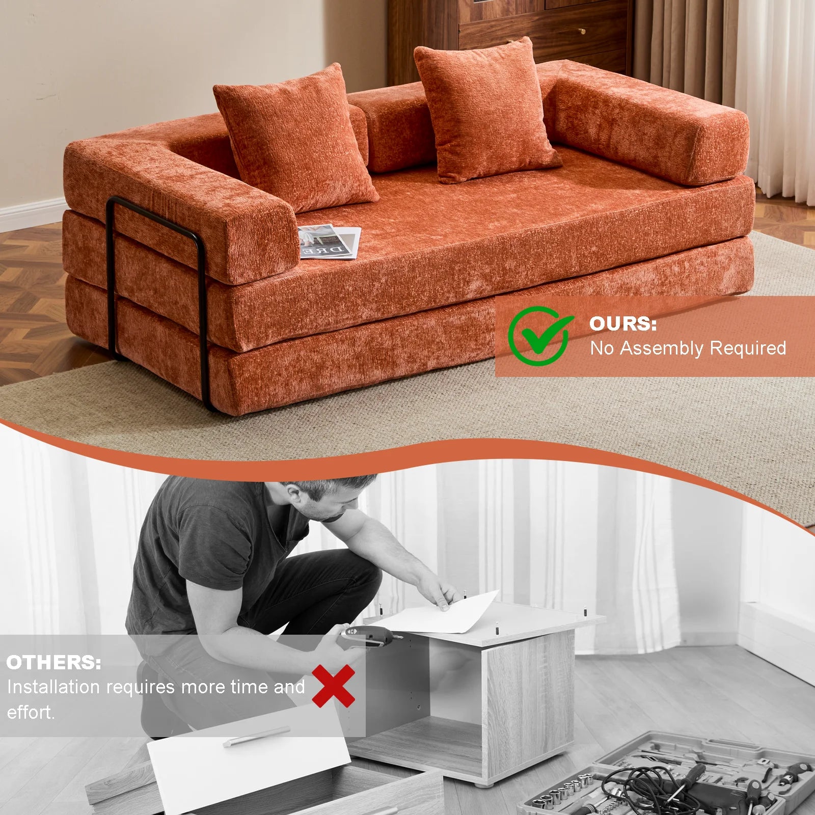 4-in-1 Foldable Sofa