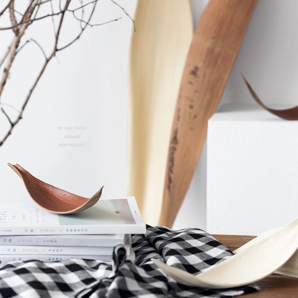 Decorative Dried Leaf Flowers Cocoa Leaves