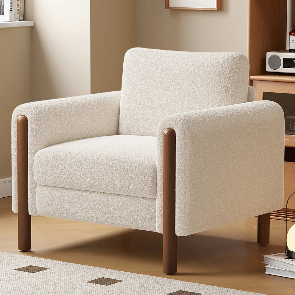 Plush Teddy Upholstered Chair
