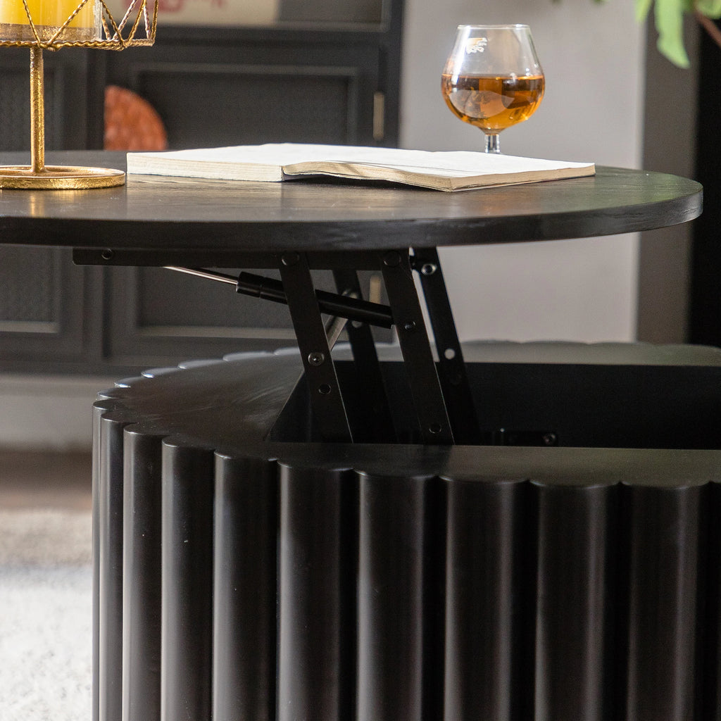 Flex Height Wooden Coffee Table