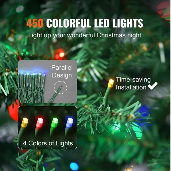 6.5ft Prelit Artificial Christmas Tree