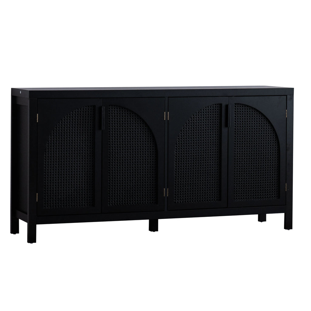 Rattan Door Sideboard Cabinet