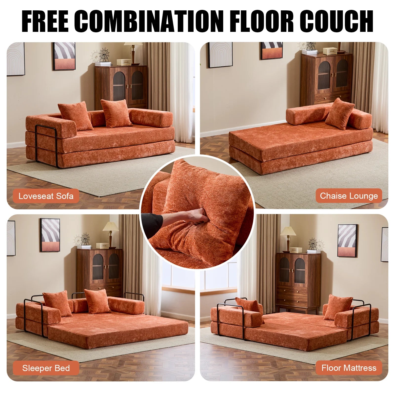 4-in-1 Foldable Sofa