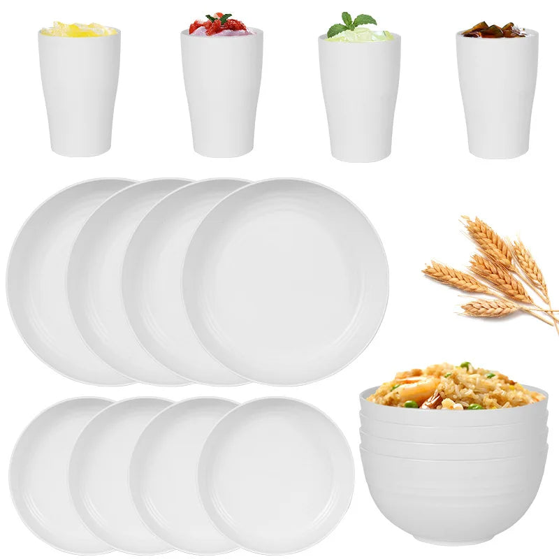 16-Piece Tableware Vintage Ceramic Set